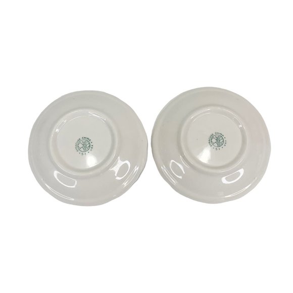 Syracuse China Strawberry Hill Cup Saucer Set of 2 Restaurant Ware Vintage USA - Picture 4 of 8